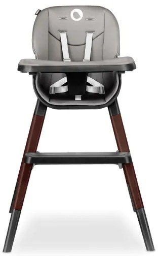 Lionelo - Sedia da pranzo per bambini MONA Black Onyx