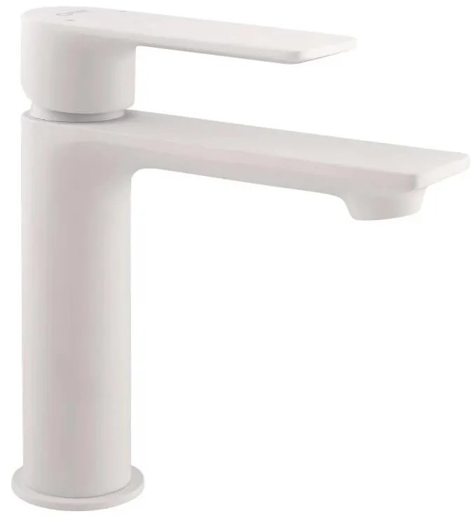 RAV Slezák NL126.0BMAT - Miscelatore per lavabo NIL 16,2 cm bianco opaco