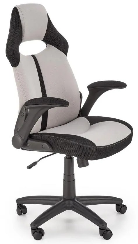 Sedia da ufficio BOB nera/grigia