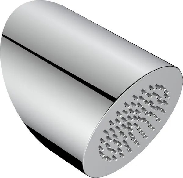 Soffione doccia Delfi Tondo in inox cromato anticalcare 1 getto
