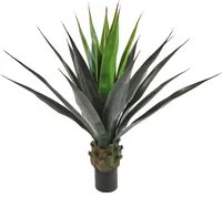 Pianta artificiale per interno Agave verde cm 70 con vaso