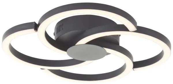 Brilliant - Plafoniera LED FICO LED/22W/230V diametro 34 cm nero