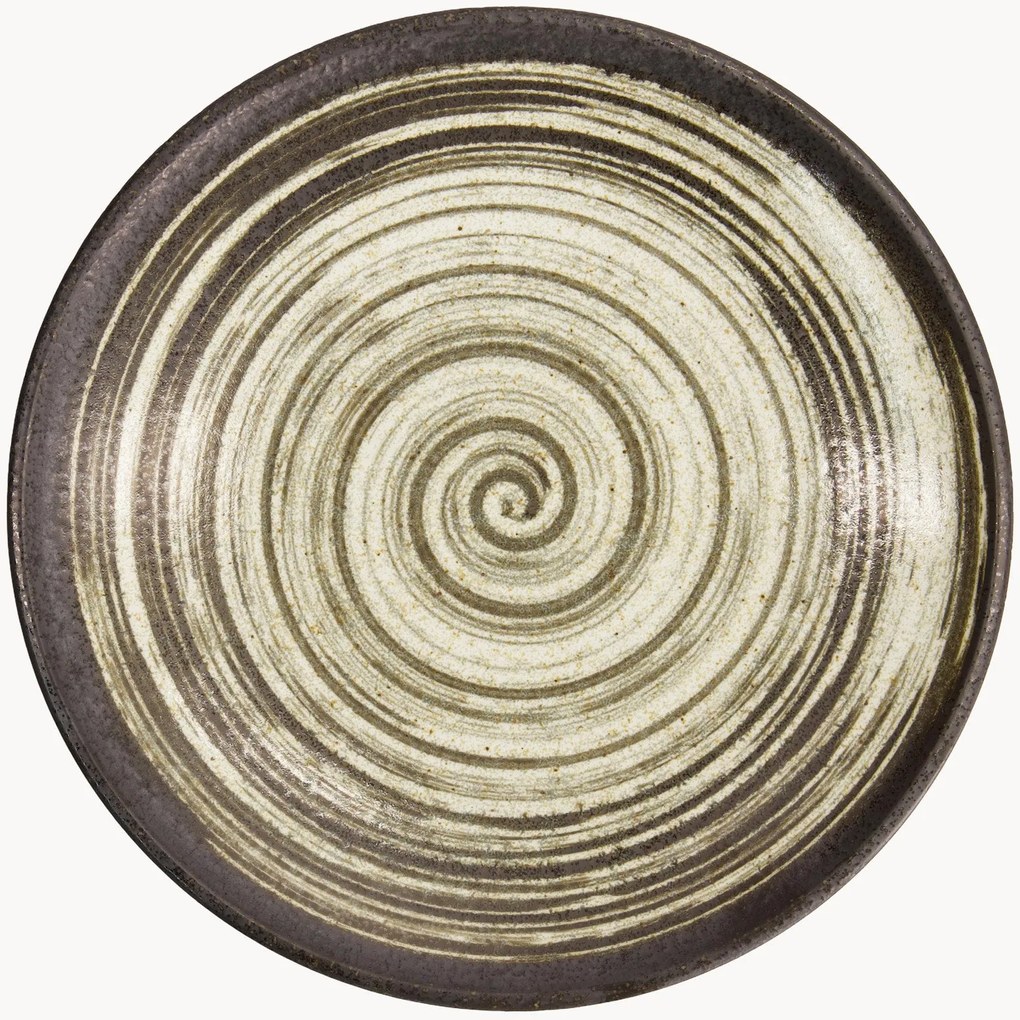 Set di 6 piatti rotondi in gres Asashio