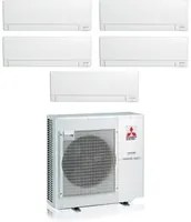 Climatizzatore Condizionatore Mitsubishi Electric Penta Split Inverter Linea Plus serie MSZ-AY 9+9+9+9+15 con MXZ-5F102VF R-32 Wi-Fi Integrato 9000+9000+9000+9000+15000