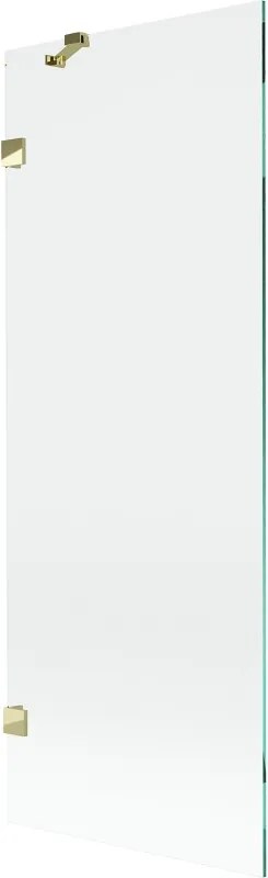 Mexen Lunar Paravento doccia a 1 anta 70 x 150 cm, trasparente, dorato - 897-070-000-50-00