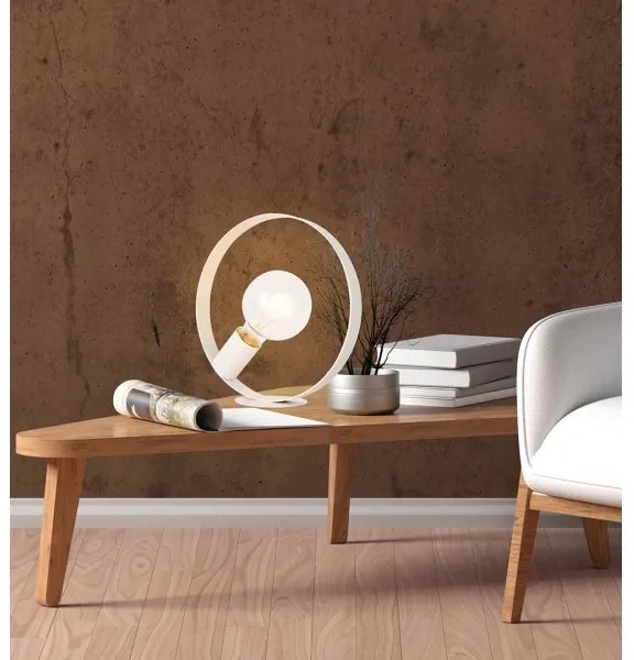 Lampada da tavolo NEXO 1xE27/40W/230V bianco