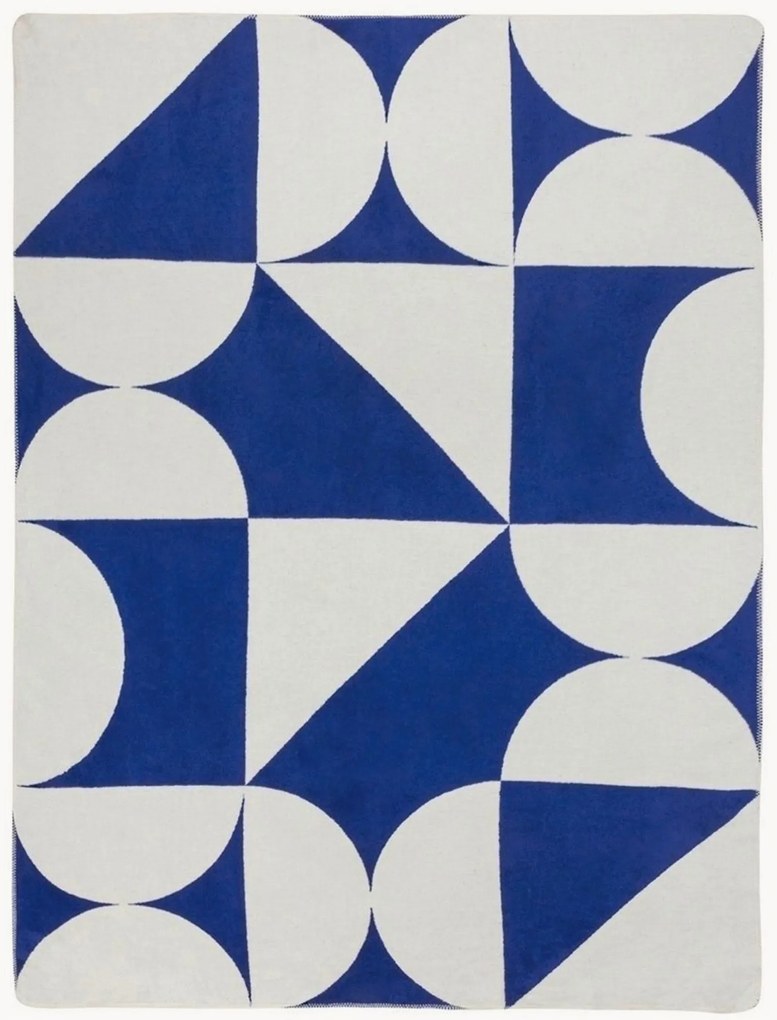 Coperta con motivo geometrico Tul