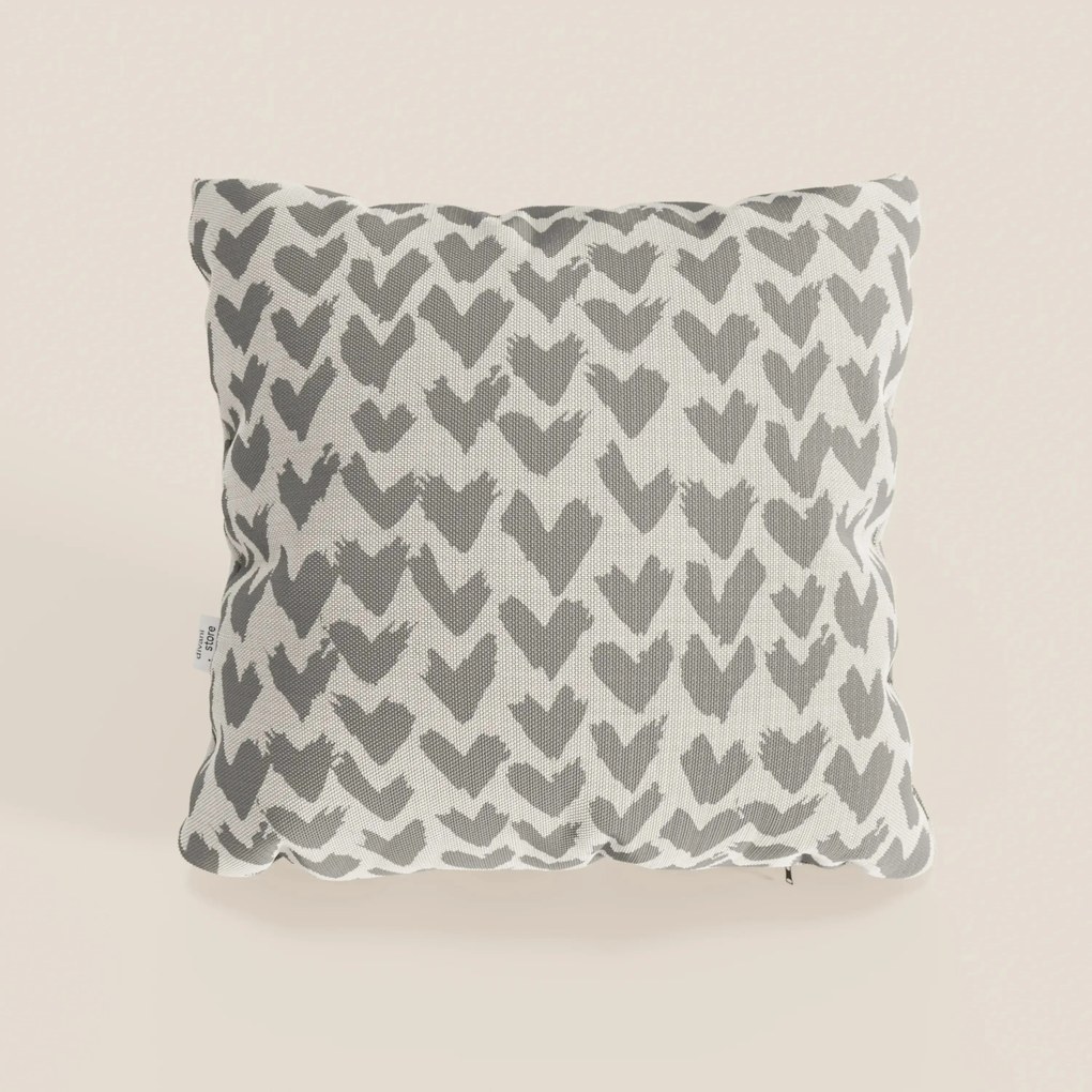 Arrow cuscini geometrici disponibile in diversi colori realizzato in tessuto Idrorepellente grigio