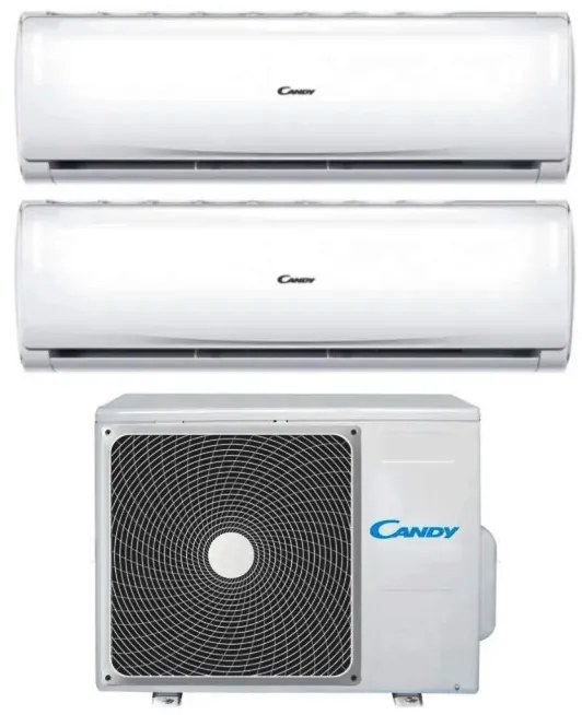 CLIMATIZZATORE CY-2T14OUT DUAL SPLIT - PURA WIFI - 2 UNITA' INTERNE + 1 ESTERNA - 9000 BTU - A++/A+