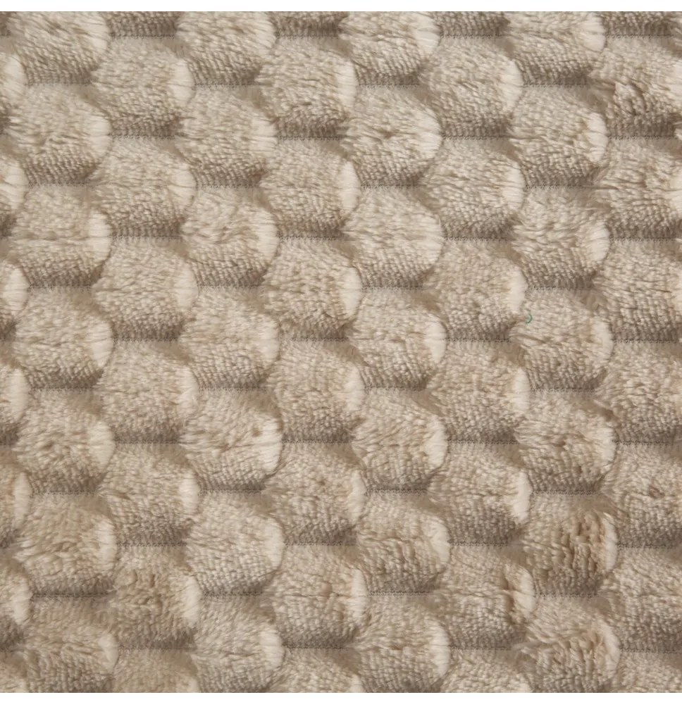 Coperta Cindy6 con effetto 3D beige