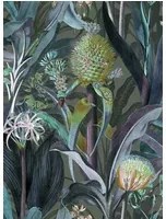 Arte Tapete Blooming Pineapple - Peacock