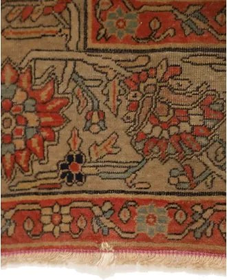 Antik Stilizzato Beige Rosso 130x220 Cm