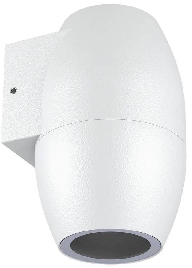 Applique Ovale Monodirezionale IP65 GU10 per esterni - Bianca