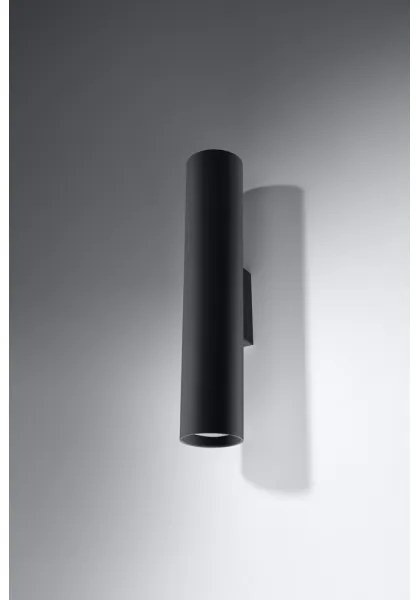 Sollux SL.0330 - Applique LAGOS 2 2xGU10/10W/230V nero