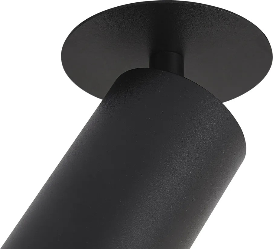Faretto da incasso moderno nero GU10 50mm IP44 - Chels