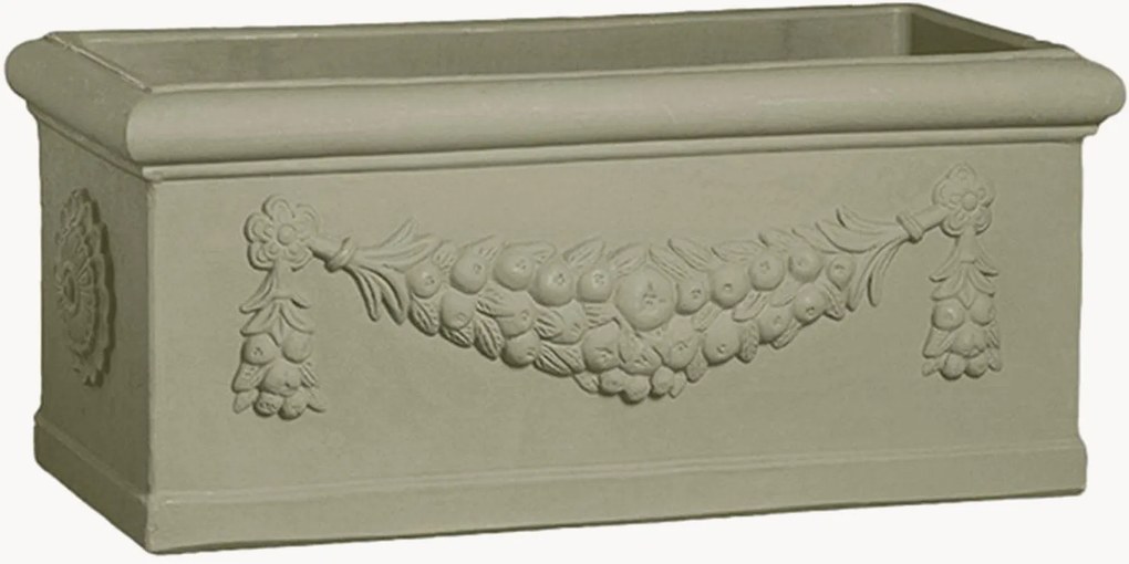 Portavaso da esterno Rettangolo Festonato, alt. 30 cm