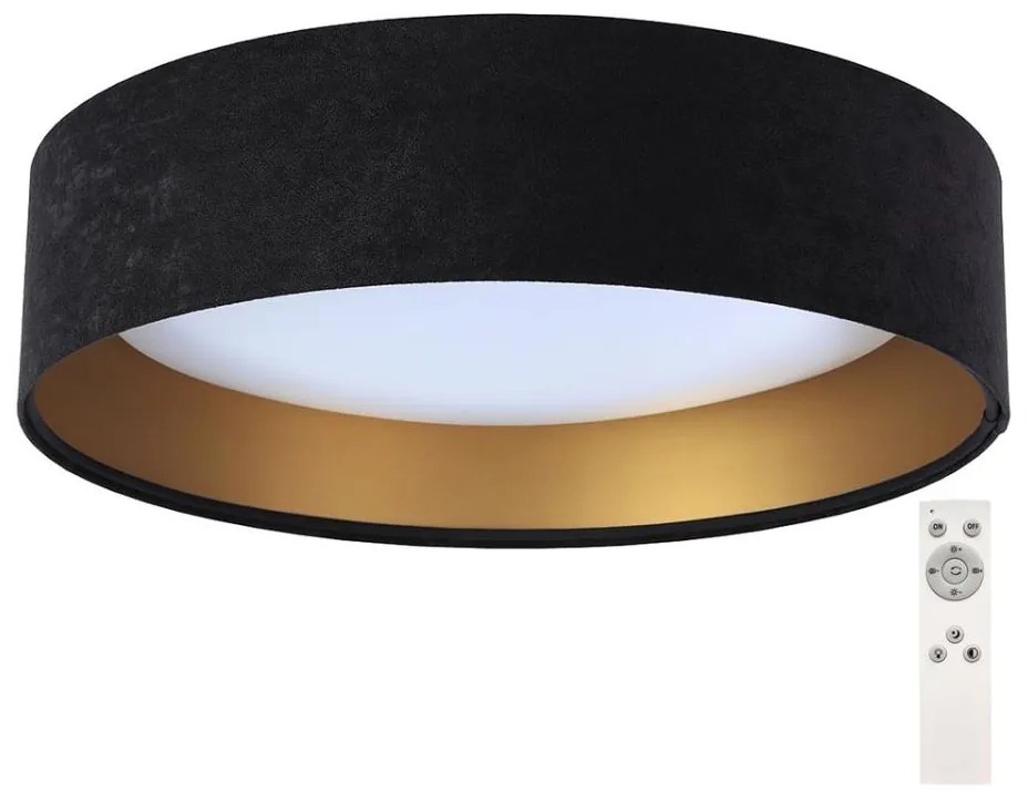 Plafoniera LED dimmerabile SMART GALAXY LED/24W/230V nero/oro + tc