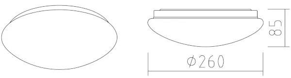 APLED - Plafoniera LED LENS P TRICOLOR LED/12W/230V IP41 825lm