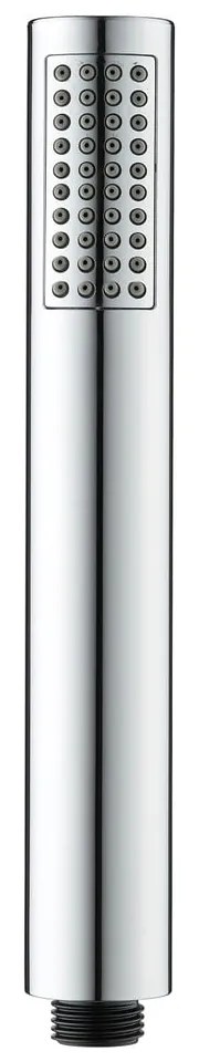 Soffione doccia con tubo flessibile color argento lucido Basic Line – Wenko