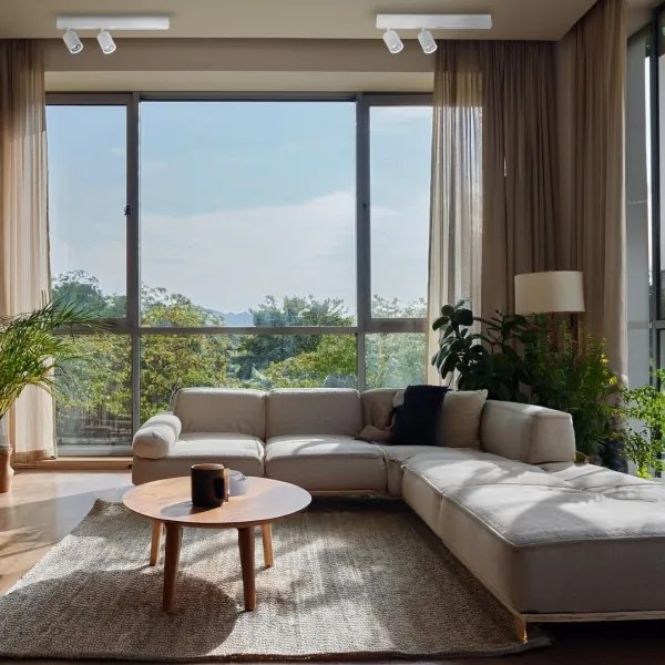 Faretto LED MAGNET LED/5W/230V + 2xGU10/60W 3000/4000K bianco