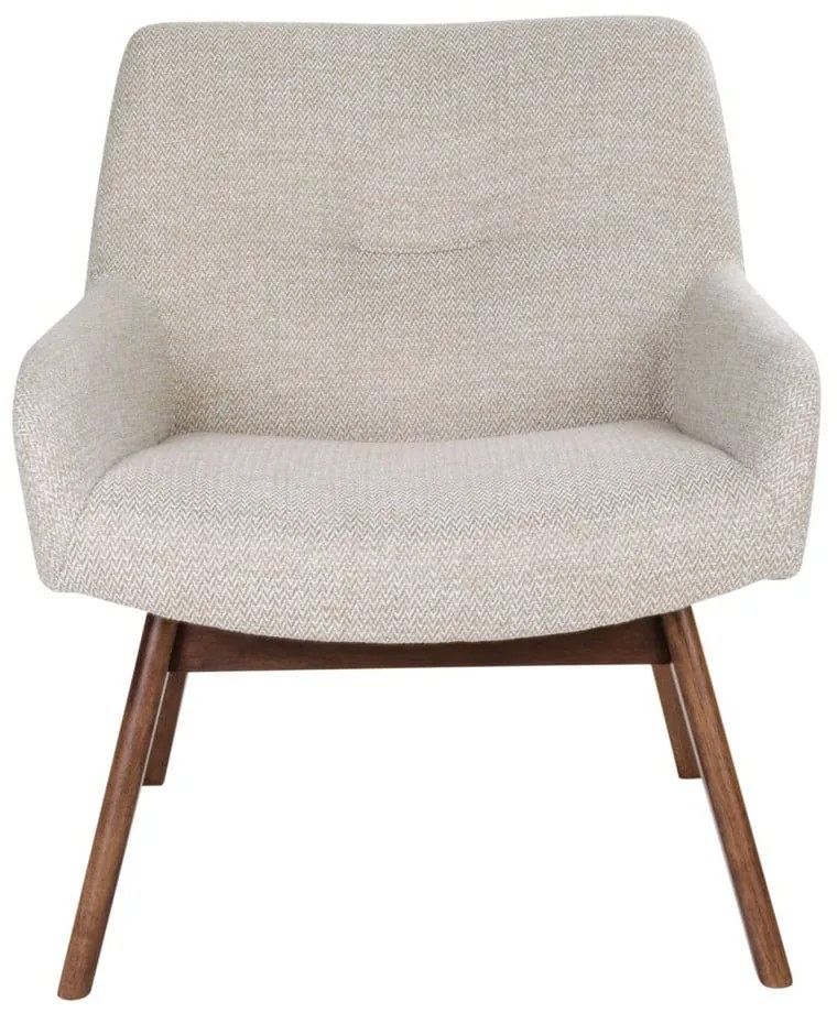 Poltrona in legno di noce marrone sabbia Londra - House Nordic