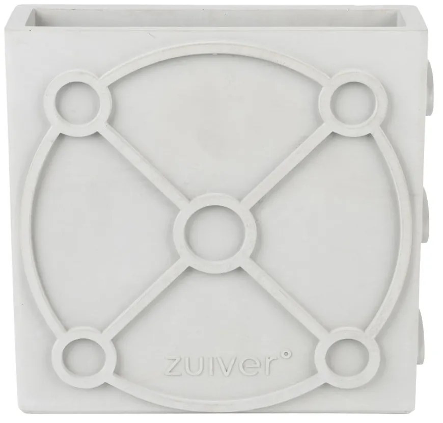 Vaso in cemento grigio chiaro Graphic - Zuiver