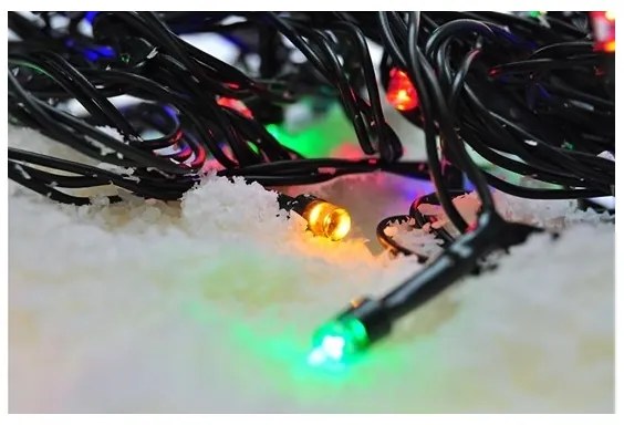 Solight 1V101-M- Catena LED natalizia da esterno 100xLED/8 funzioni IP44 13m multicolore