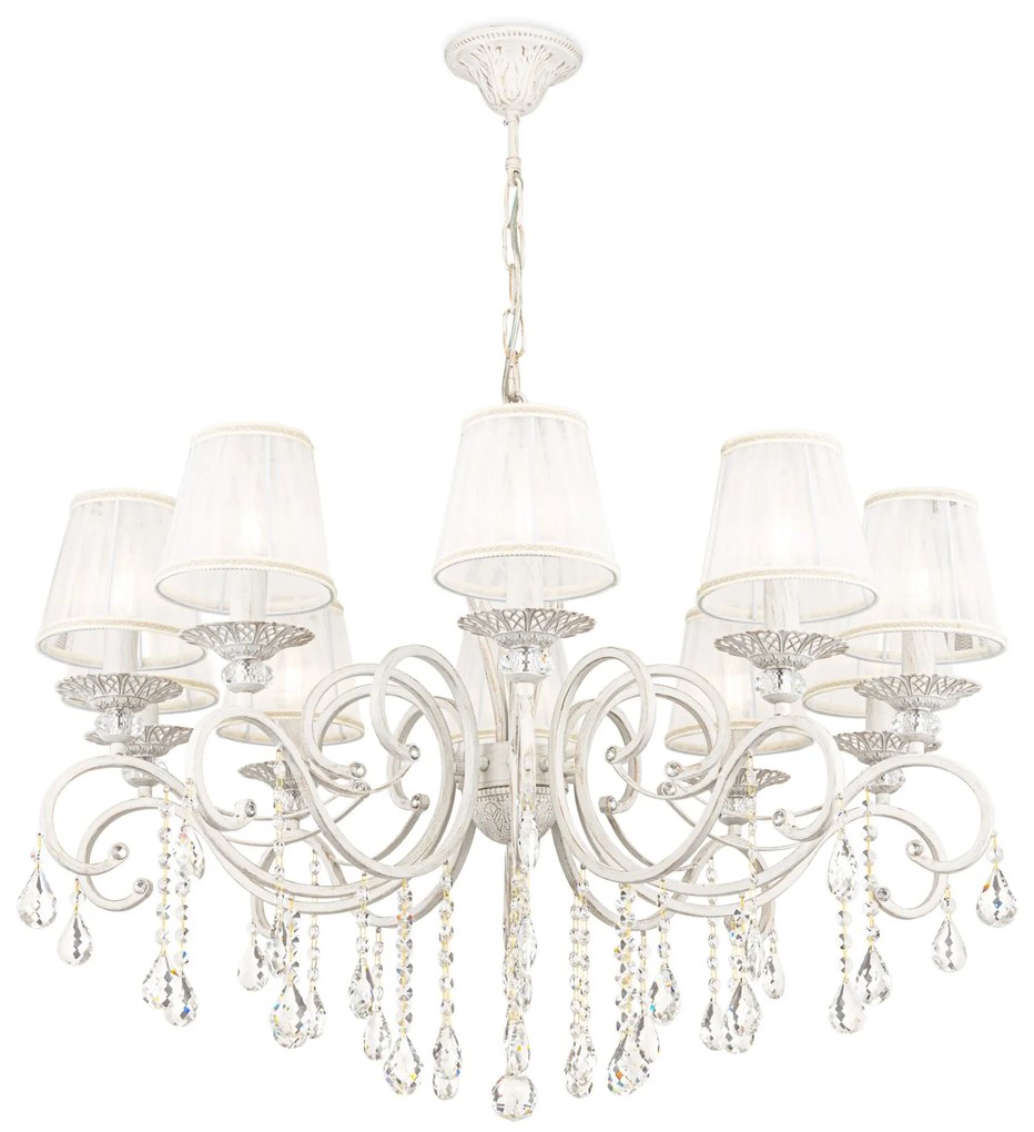 Maytoni | Grace Lampadario moderni Elegant Bianco, Oro