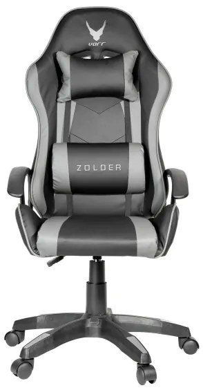 Sedia da gioco VARR Zolder nero/grigio