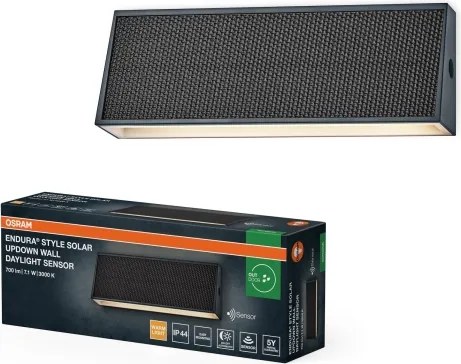 Osram - Applique solare a LED ENDURA STYLE LED/7,1W/4,2V 2000 mAh IP44 antracite