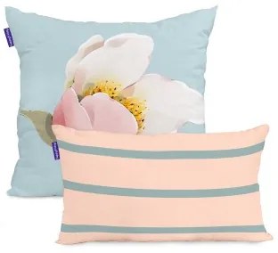 Set di copricuscini HappyFriday Spring blossom Multicolore 2 Pezzi