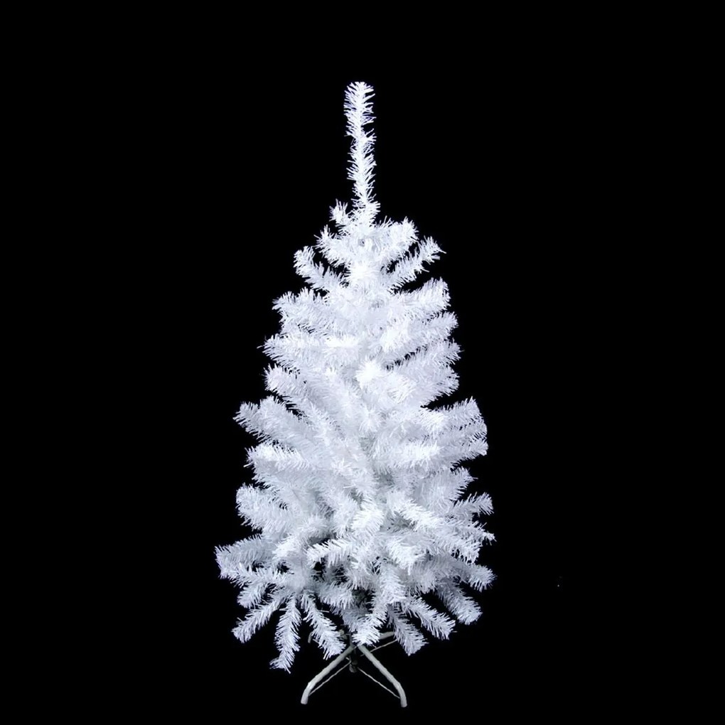 Albero di Natale Bianco PVC Metallo Polietilene 70 x 70 x 120 cm