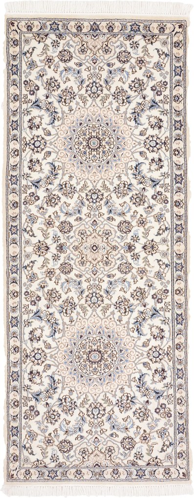 Nain Tappeto persiano 210 x 80 (Iran) Annodato A Mano