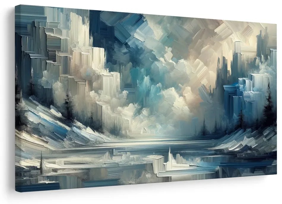 Quadro su tela – Scenografia montana gelida