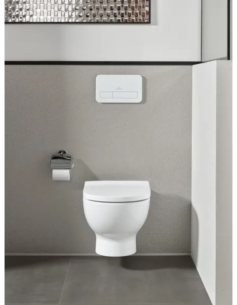 Villeroy & Boch TVA15101300061 - Porta rotolo per carta igienica ELEMENTS in cromo lucido