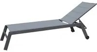 Lettino reclinabile antracite Formentera