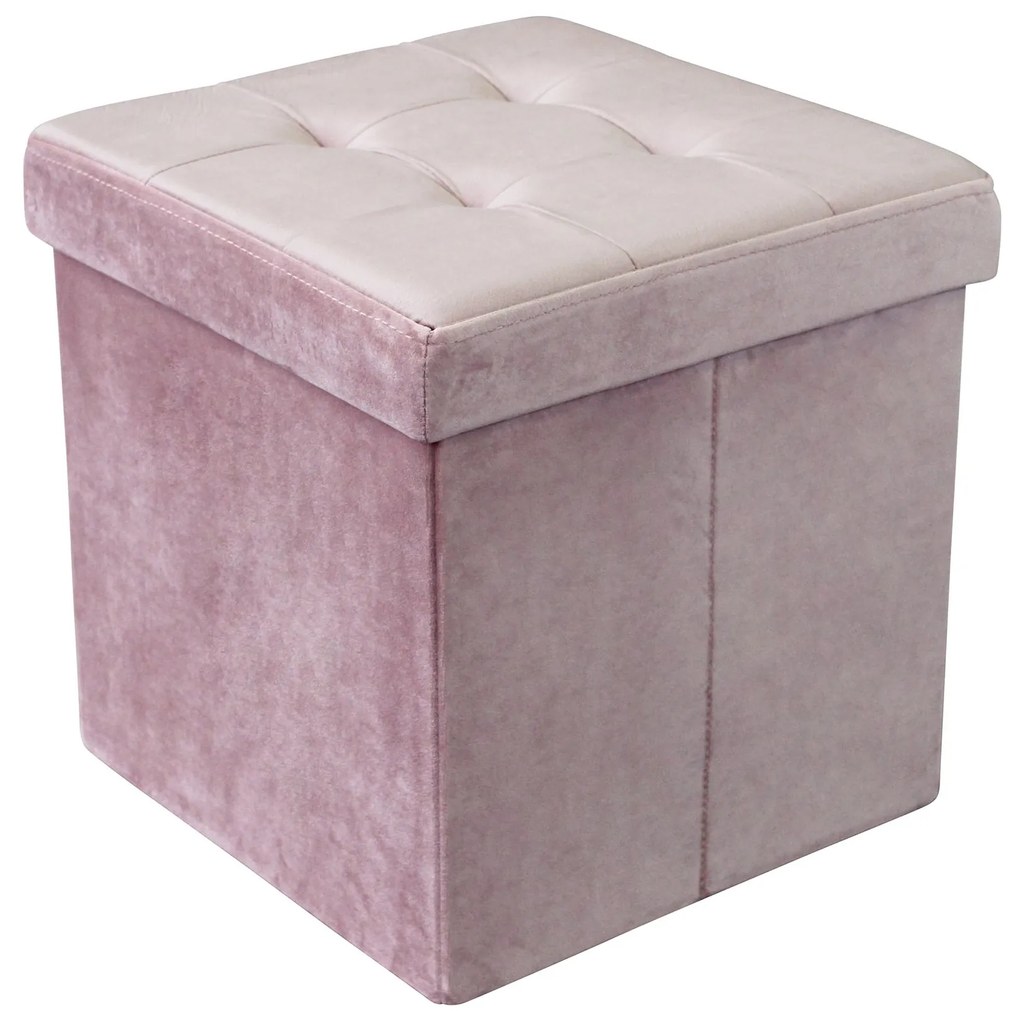 KATI - pouf quadrato in velluto