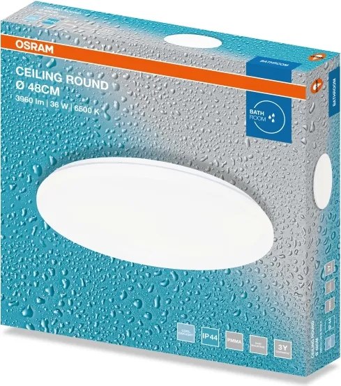 Osram - Plafoniera LED per bagno CEILING ROUND LED/36W/230V Ø 48 cm IP44 bianca