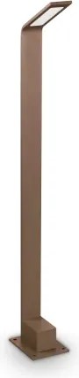 Agos paletto ip54 led 3000 k 670lm 6,5w coffee h.80cm