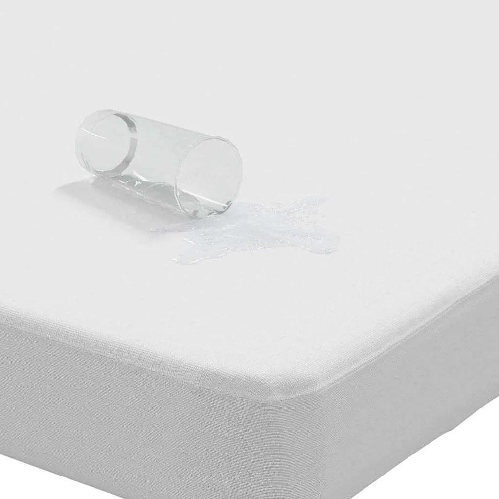 Coprimaterasso bianco 160x200 cm impermeabile