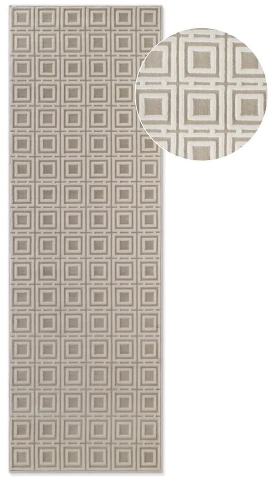 Passatoia color crema 80x240 cm Perles Howlite – Elle Decoration