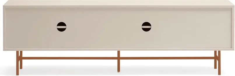 Tavolo TV in mattone/beige 180x56 cm Nube - Teulat