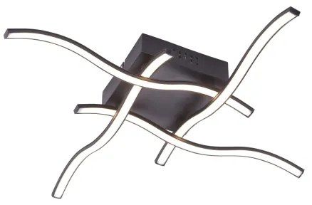 Leuchten Direkt 15131-18 - Plafoniera LED WAVE 4xLED/4,8W/230V