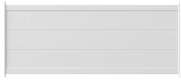 Pannello di recinzione in alluminio verniciato bianco GARDENGATE Panello Prado bianco L 200 x H 98.6 cm