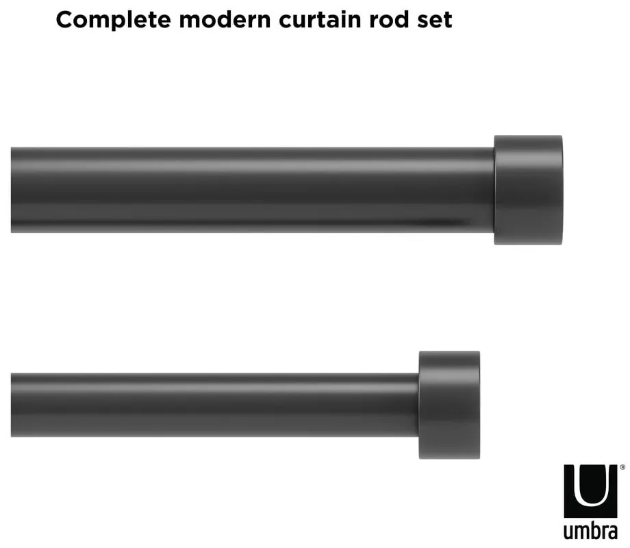 Mantovana doppia estensibile in acciaio 91 - 168 cm Cappa - Umbra