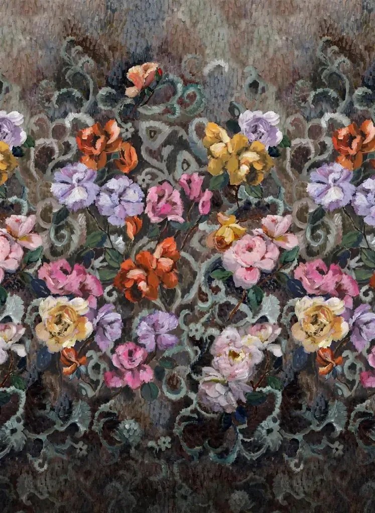 Designers Guild Tapete Tapestry Flower - Damson