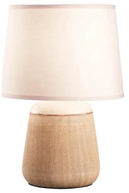 Ideal Lux - Lampada da tavolo KALI 1xE14/40W/230V ceramiche/color crema/beige