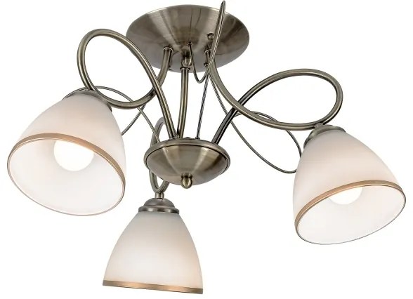 Brilagi - Plafoniera FRED 3xE27/60W/230V Ø 59 cm bronzo