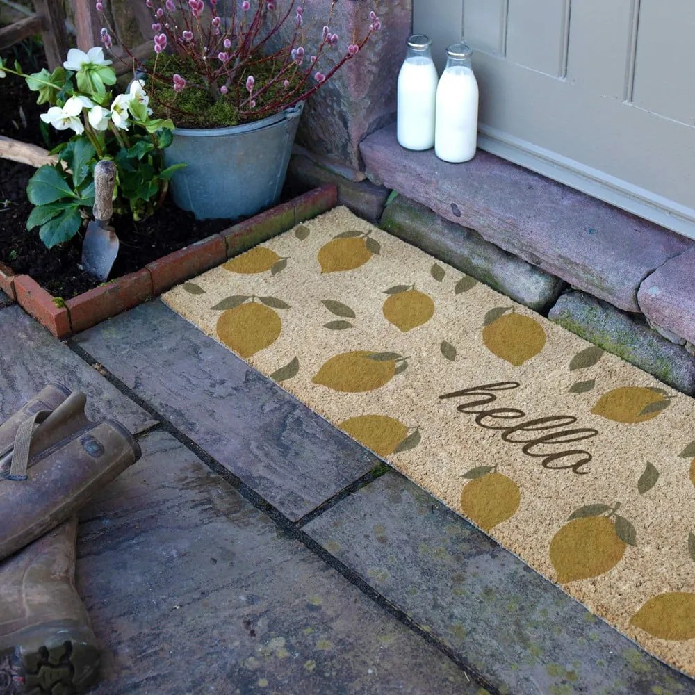 Zerbino in fibre di cocco 40x120 cm Hello Lemons – Artsy Doormats
