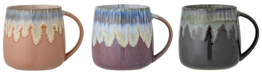 Tazze in set in gres 3 pz 460 ml Cloe – Bloomingville